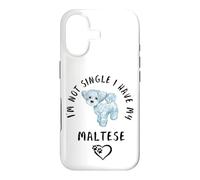 Je ne suis Pas célibataire, J'Ai Mon Bichon Maltais Disant Coque pour iPhone 17