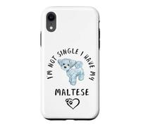 Je ne suis Pas célibataire, J'Ai Mon Bichon Maltais Disant Coque pour iPhone XR