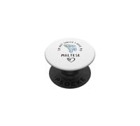 Je ne suis Pas célibataire, J'Ai Mon Bichon Maltais Disant PopSockets PopGrip Adhésif