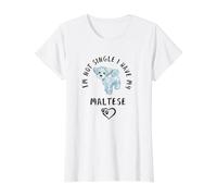 Je ne suis Pas célibataire, J'Ai Mon Bichon Maltais Disant T-Shirt Graphique avec Valeur