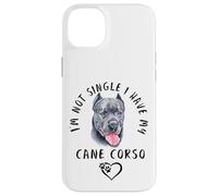 Je ne suis Pas célibataire, J'Ai Mon Cane Corso Disant Coque pour iPhone 14 Plus