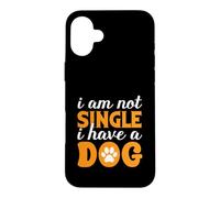 Je ne suis Pas célibataire J'Ai Un Chien Coque pour iPhone 16 Plus
