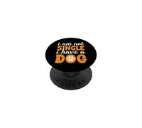 Je ne suis Pas célibataire J'Ai Un Chien PopSockets PopGrip Adhésif