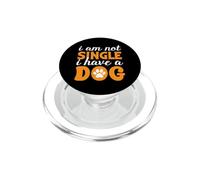 Je ne suis Pas célibataire J'Ai Un Chien PopSockets PopGrip pour MagSafe