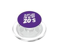 Je ne suis Pas comme la Plupart des Adolescents, C'est génial, 20e Anniversaire, 20 Ans PopSockets PopGrip pour MagSafe
