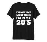 Je ne suis Pas comme la Plupart des Adolescents, C'est génial, 20e Anniversaire, 20 Ans T-Shirt Haut de Gamme