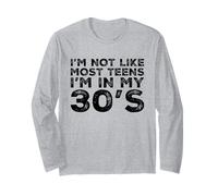 Je ne suis Pas comme la Plupart des Adolescents, Un Super 30e Anniversaire à 30 Ans Manche Longue