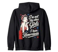 Je ne suis Pas comme Les Autres Filles, J'Ai des hémorroïdes Sweat à Capuche