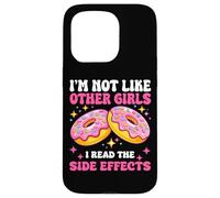 Je ne suis Pas comme Les Autres Filles, Je lis Les Effets Secondaires Coque pour iPhone 15 Pro