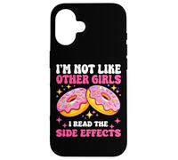 Je ne suis Pas comme Les Autres Filles, Je lis Les Effets Secondaires Coque pour iPhone 16