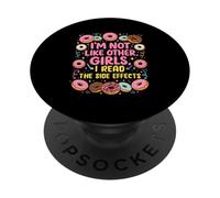 Je ne suis Pas comme Les Autres Filles, Je lis Les Effets Secondaires PopSockets PopGrip Adhésif