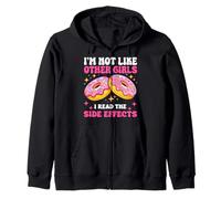 Je ne suis Pas comme Les Autres Filles, Je lis Les Effets Secondaires Sweat à Capuche