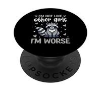 Je ne suis Pas comme Les Autres Filles, Je suis Pire PopSockets PopGrip Adhésif
