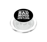 Je ne suis Pas de Mauvaise Humeur, C'est Juste comme ça Que J'Ai l'air, Femmes drôles PopSockets PopGrip pour MagSafe