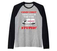Je ne suis pas effrayant, je dois d'abord me montrer les bonbons Manche Raglan
