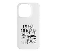 Je ne suis Pas en colère, C'est Juste Mon Visage Coque pour iPhone 14 Pro