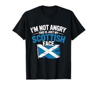 Je ne suis Pas en colère, C'est Juste Mon Visage écossais Funny Scotland T-Shirt