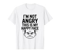 Je ne suis Pas en colère, C'est Mon Visage Heureux T-Shirt Graphique avec Valeur