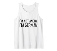 Je ne suis pas en colère, je suis allemand, drôle, Allemagne Débardeur