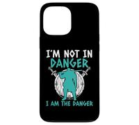 Je ne suis Pas en Danger Je suis Le Danger païen Nordique Coque pour iPhone 13 Pro Max