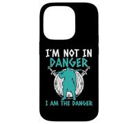 Je ne suis Pas en Danger Je suis Le Danger païen Nordique Coque pour iPhone 14 Pro