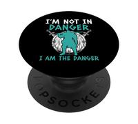 Je ne suis Pas en Danger Je suis Le Danger païen Nordique PopSockets PopGrip Adhésif