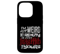 Je ne suis Pas étrange ma réalité est Un Design différent Coque pour iPhone 14 Pro