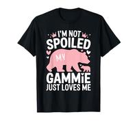 Je ne suis Pas gâtée Baby Bear My Gammie Just Loves Me Team Girls T-Shirt