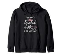 Je ne suis pas gâtée, ma mère m'aime tout simplement Sweat à Capuche