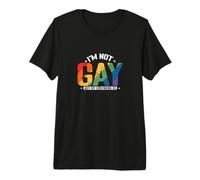 Je ne suis Pas Gay mais ma Copine l'est T-Shirt Haut de Gamme