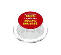 Je Ne suis Pas Gros Je Fais Un Régime Inversé PopSockets PopGrip pour MagSafe