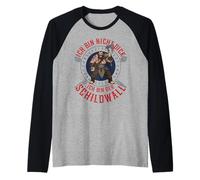 Je ne suis Pas Gros, Je suis Le Design Viking de Schildwall Manche Raglan