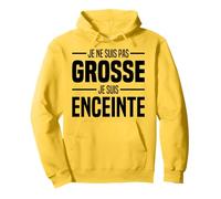 Je Ne Suis Pas Grosse Je Suis Enceinte Femme Grossesse Drôle Sweat à Capuche