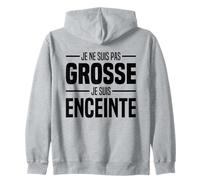 Je Ne Suis Pas Grosse Je Suis Enceinte Femme Grossesse Drôle Sweat à Capuche