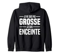 Je Ne Suis Pas Grosse Je Suis Enceinte Femme Grossesse Drôle Sweat à Capuche