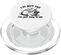Je ne suis Pas Grosse. Je suis Juste Facile de Voir drôle de PopSockets PopGrip pour MagSafe