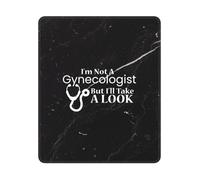 Je Ne suis Pas Gynécologue, mais Je Vais Jeter Un Coup D'Œil. Mouse Pad Portable Mousepad Lavable Tapis De Souris Gaming pour Jeu Voyage Maison 25X30Cm