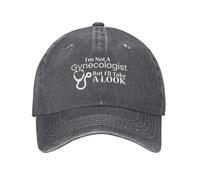Je Ne suis Pas Gynécologue mais Je Vais Y Jeter Un Œil Femme Homme Chapeaux Pare-Soleil Coton Casquette De Baseball Respirant Chapeau De Cowboy pour Hip Pop Camping Pêche
