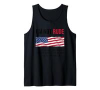 Je Ne suis Pas Impoli T-Shirt Drapeau Américain Hommes Débardeur