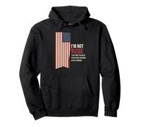 Je Ne suis Pas Impoli T-Shirt Drapeau Américain Hommes Sweat à Capuche