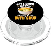 Je ne suis Pas infirmière mais Sauve des Vies grâce à Un Service de Soupe PopSockets PopGrip pour MagSafe