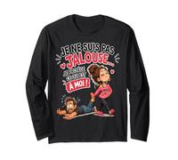Je Ne suis Pas Jalouse Humour Couple Femme Manche Longue