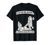 Je Ne suis Pas Jalouse Humour Couple Femme T-Shirt