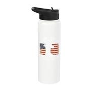 Je ne suis pas là depuis longtemps, je suis là pour un bon moment Stainless Steel Insulated Water Bottle
