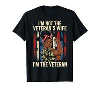 Je ne suis Pas la Femme du vétéran, Je suis l'ancienne Femme Noire T-Shirt