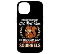 Je ne suis pas la gentille fille d'à côté des écureuils Coque pour iPhone 14