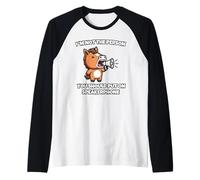 Je Ne suis Pas La Personne À Mettre sur Haut-Parleur Manche Raglan
