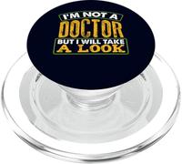 Je ne suis Pas médecin mais Je Vais y Jeter Un œil drôle et Sarcastique PopSockets PopGrip pour MagSafe