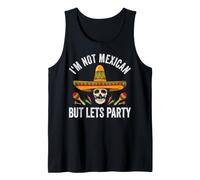 Je ne suis Pas Mexicain mais Faisons la fête avec Humour Cinco De Mayo Débardeur