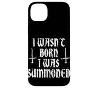 Je ne suis pas né, j'ai été invoqué Gothic Demonic Spooky Joke Coque pour iPhone 14 Plus